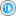 Step Forward Pressed Blue icon