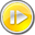 Step Forward Normal Yellow icon