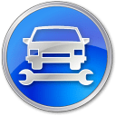 Car Repair Blue icon