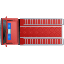 Fire Truck Top Red icon