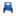 Pedicab Back Blue icon