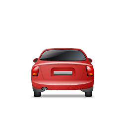 Car Back Red icon