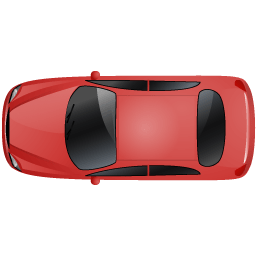 Car Top Red Icon | Transporter Multiview Iconpack | Icons-Land