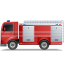 Fire-Truck-Left-Red icon