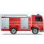 Fire-Truck-Right-Red icon