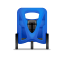 Pedicab-Front-Blue icon