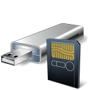 USB Flash Card With Card Reader icon
