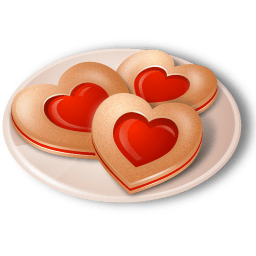 Cookies Hearts icon