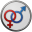Sex Male Female Circled icon