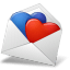 MailEnvelope-Hearts-BlueRed icon