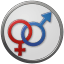Sex-Male-Female-Circled icon