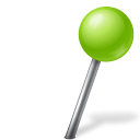 Map-Marker-Ball-Right-Chartreuse icon