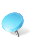 Map-Marker-Drawing-Pin-Left-Azure icon