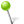 Map Marker Ball Left Chartreuse icon
