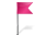 Map Marker Flag 4 Right Pink icon