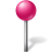Map Marker Ball Pink icon