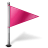 Map-Marker-Flag-1-Right-Pink icon