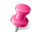 Map Marker Push Pin 2 Right Pink icon
