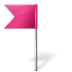 Map-Marker-Flag-4-Left-Pink icon