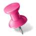 Map-Marker-Push-Pin-1-Left-Pink icon