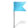 Map-Marker-Flag-4-Right-Azure icon