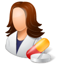 Medical-Pharmacist-Female-Light icon