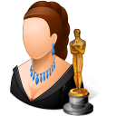 Occupations-Actor-Female-Light icon