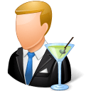Occupations-Bartender-Male-Light icon