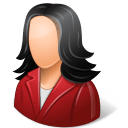 Office Customer Female Light icon