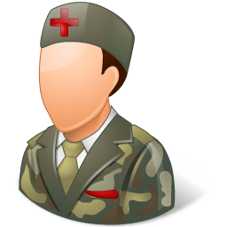 Medical Army Nurse Male Light icon