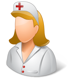Medical Nurse Female Light icon