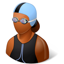 Sport Swimmer Female Dark icon