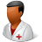 Medical-Nurse-Male-Dark icon