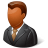 Office Client Male Dark icon