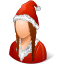 Historical Santa Claus Female icon