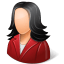 Office-Customer-Female-Light icon