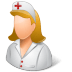 Medical-Nurse-Female-Light icon