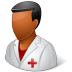 Medical-Nurse-Male-Dark icon