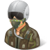 Occupations-Pilot-Military-Male-Light icon
