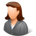 Office-Client-Female-Light icon