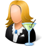 Occupations-Bartender-Female-Light icon