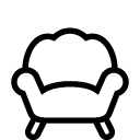 Household-Armchair icon