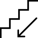 Household-Stairs-Down icon
