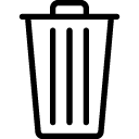 Messaging-Trash icon