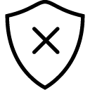 Network Delete Shield icon