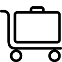 Transport Luggage Trolley icon