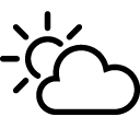 Weather Partly Cloudy Day icon