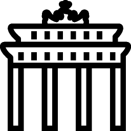Cultures Brandenburg Gate icon