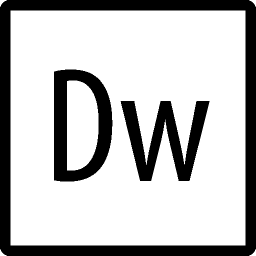 Logos Adobe Dreamweaver Copyrighted icon