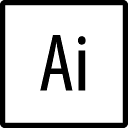 Logos Adobe Illustrator Copyrighted icon